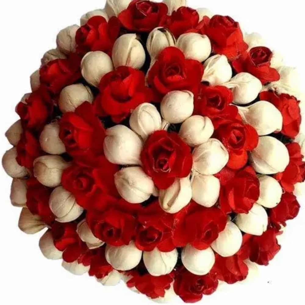 Indian wedding hair bun